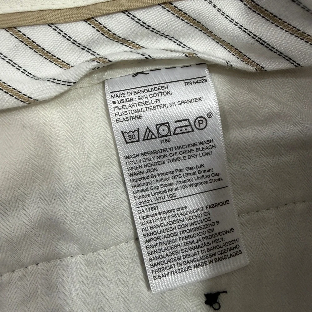 Banana Republic Pants 35x30 (Fit 36x26) Mason Athletic Tapered Fit Chino Stretch